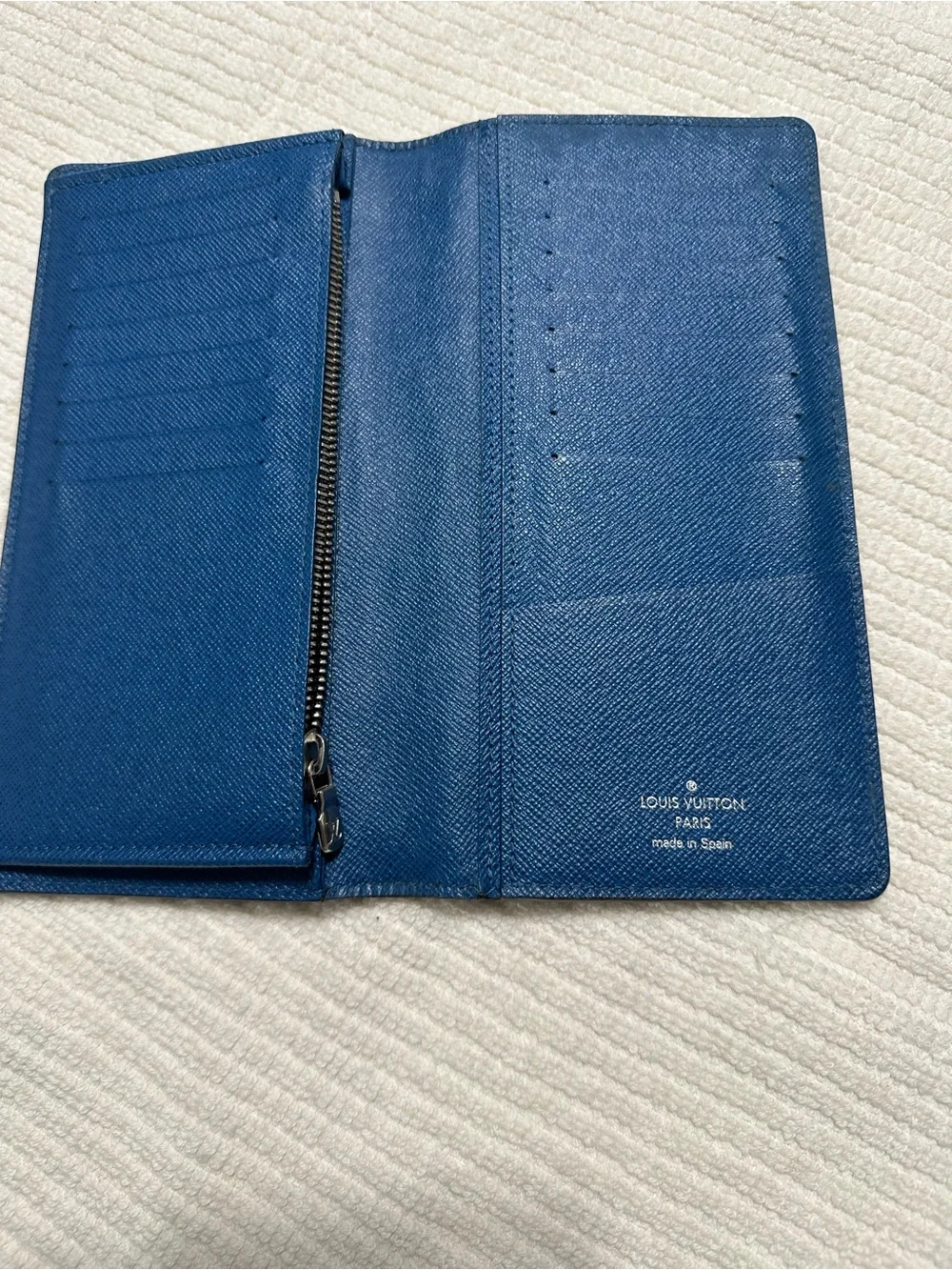 Louis Vuitton Deep Navy Epi Leather Long Wallet